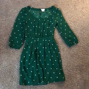 Green Polka Dot Dress. 👗